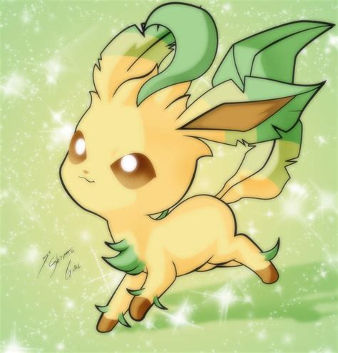 Eevee - Leafeon by Shinta-Girl on DeviantArt