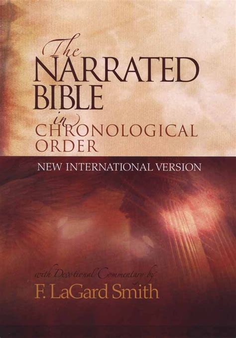 The Narrated Bible in Chronological Order (NIV): Smith, F. LaGard ...