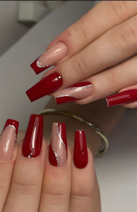 Unha Bailarina Vermelha Com Glitter - Unha bailarina | Unhas bonitas, Unhas compridas, Unhas vermelhas glitter