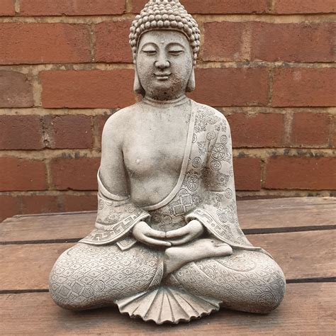 sculpture art collectibles cement buddha statue etnacompe