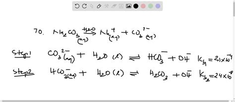 SOLVED:Sodium carbonate is a diprotic base. Write a chemical ...