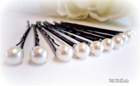 Bridal Hair Pins. Pearl Bridal Hair Pins. Simple Pearl Hair | Etsy