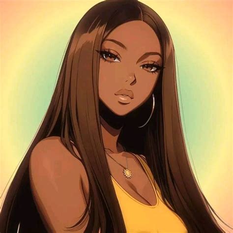 black cartoon characters goddess art brown animated character