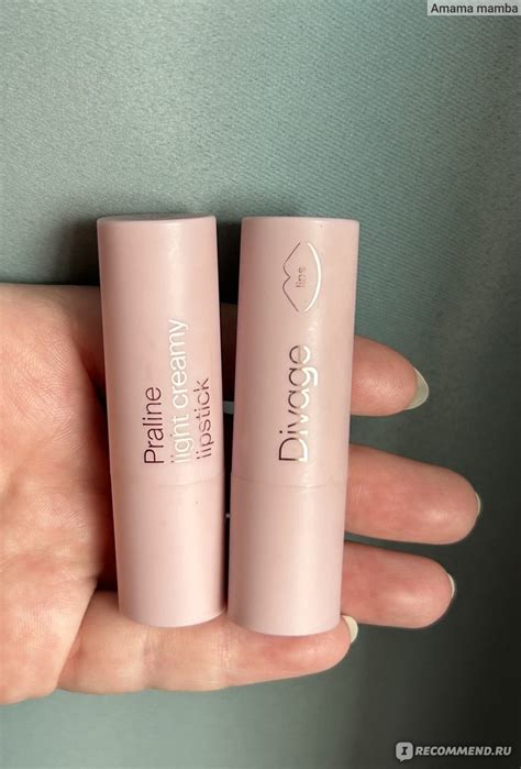 Губная помада DIVAGE praline light creamy lipstick - «Пралине 10 и 11 ...