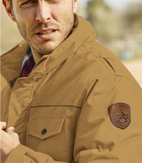 Men's Atlas For Men® All-Terrain Parka - Camel - Water-Repellent | Atlas For Men