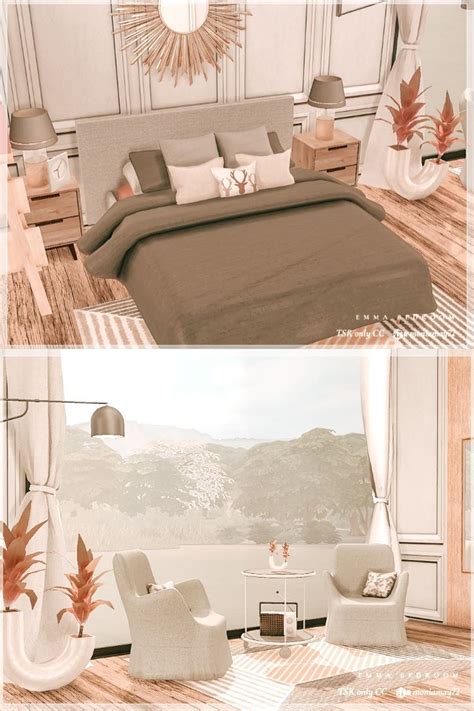 The Sims 4 CC Modern Bedroom - Download Custom Content on The Sims Resource