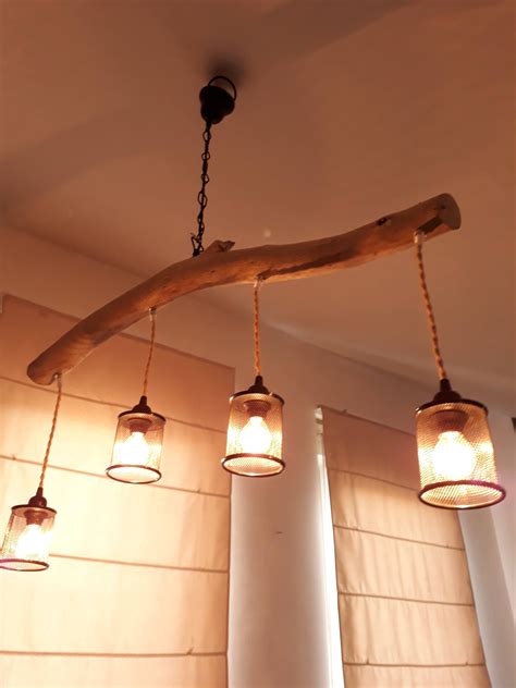 +15 Diy Wood Ceiling Light Ideas - Tossist