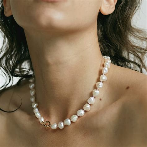 LABRO Big Pearl Necklace - Pink TheRoom Barcelona