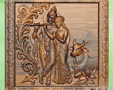 buy radha krishna indian god radha krishna wall decor laser