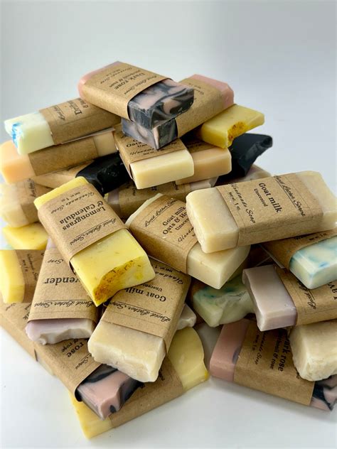 handmade soap mini soap bars sample soaps small soap favors bridal