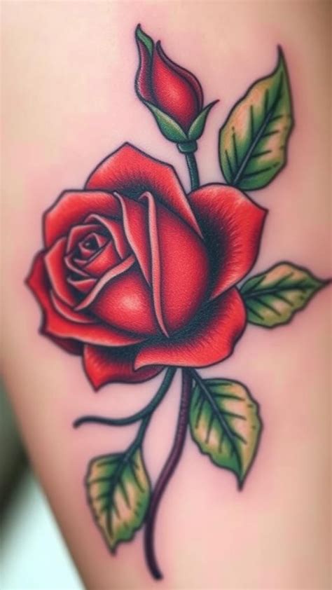 timeless rose tattoos   add elegance    rose