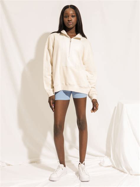 Nude Lucy Nude Active Contrast Sweater Cloud | Glue Store