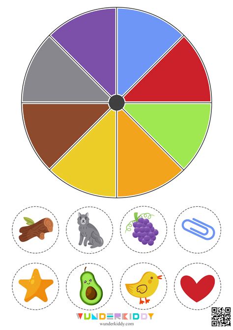 Learn Colors Printable Match and Clip Activity for Toddlers