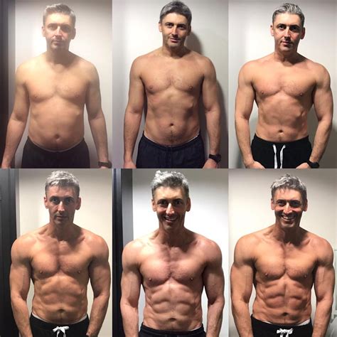 year  man halves body fat  transforms     weeks