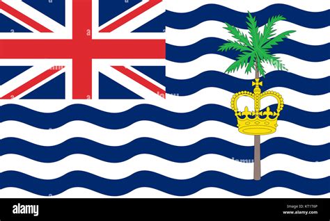 british indian ocean territory flag  res stock photography  images