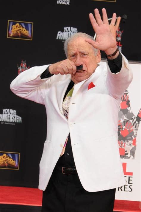 Mel Brooks leaves 11-finger handprints in cement ceremony outside ...