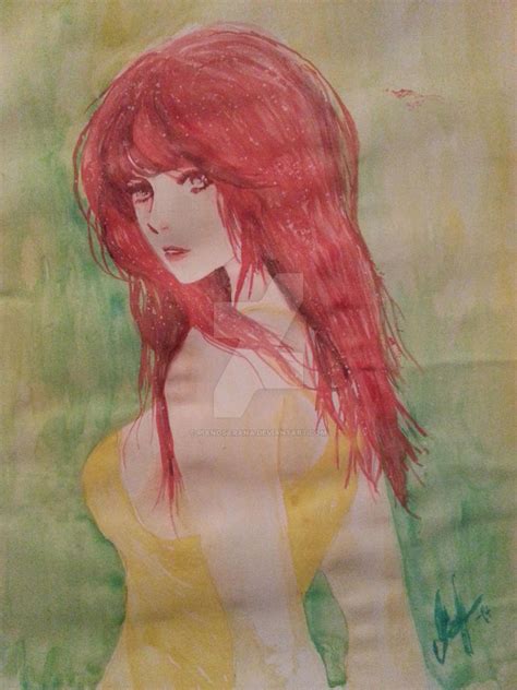 Red lady by pianosarana on DeviantArt