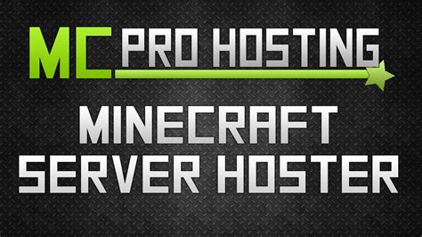 MCProHosting Minecraft Server Hosting Review - YouTube