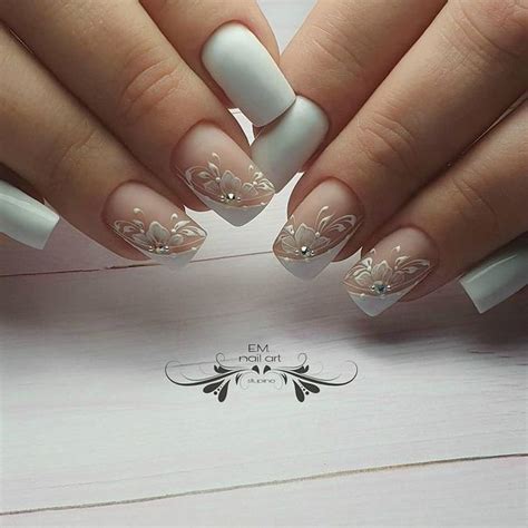 Дизайн ногтей тут! ♥Фото ♥Видео ♥Уроки маникюра | Lace nails, Bride ...