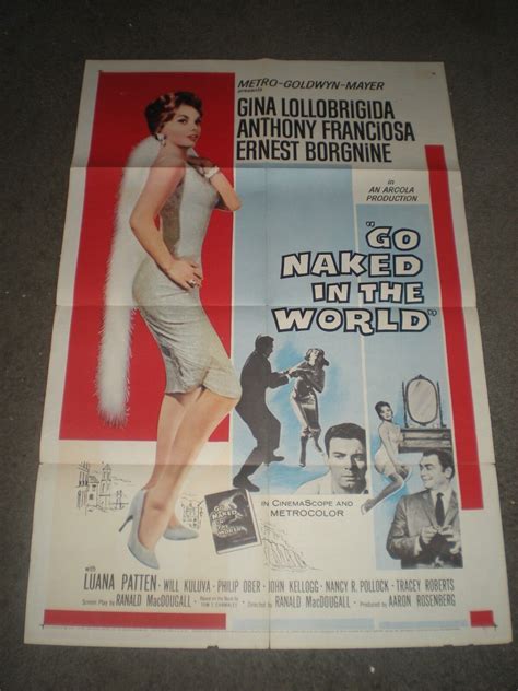 GO NAKED IN THE WORLD - ORIGINAL FOLDED POSTER - 1961 - GINA