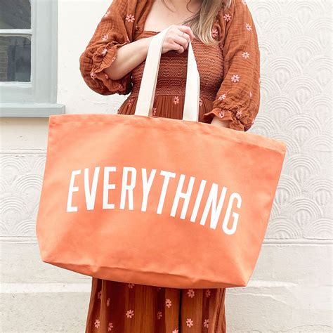 Everything - Peach REALLY Big Bag – Alphabet Bags