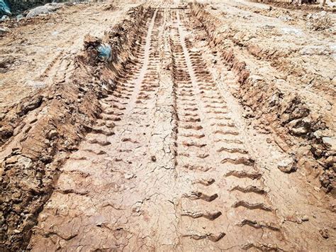 Premium Photo | View of the texture of the mud