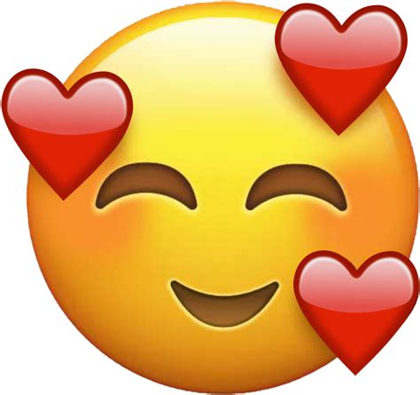 smiling face  heart eyes emoji png image
