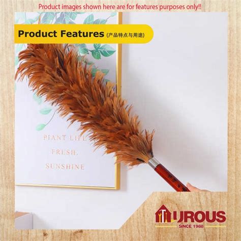 cock brand feather cleaning duster bulu ayam aurous tick hong