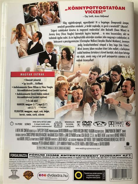 Wedding Crashers DVD 2005 Ünneprontók Ünnepe / Directed by David Dobkin / Starring: Owen Wilson ...