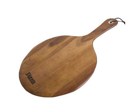 Round Wooden Pizza Paddle 12" / 30cm