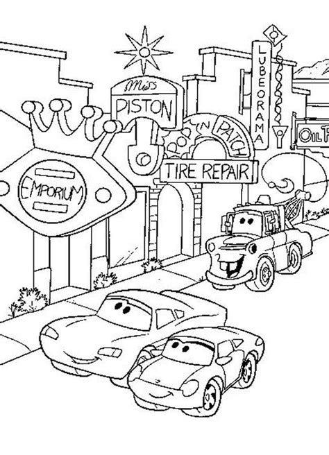 Disney Cars Printable Coloring Pages at GetColorings.com | Free printable colorings pages to ...