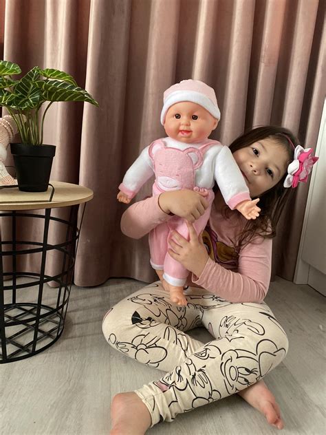 Мека кукла бебе с песничка на български език - 50 см - Мама§Бебе