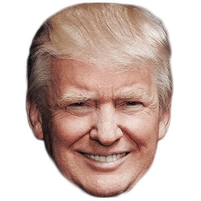 donald trump face png transparent image