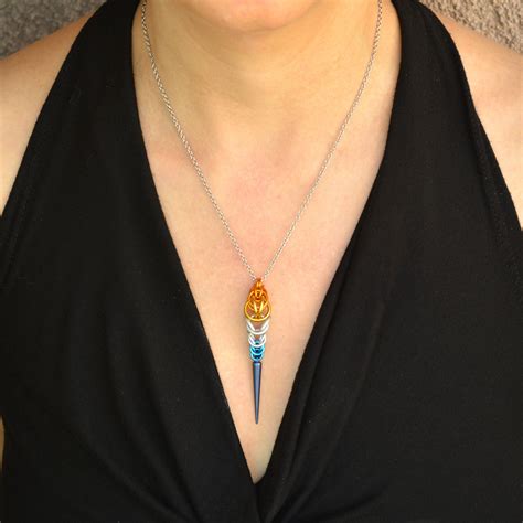 Aroace Pride - Spike Pendant – Rebeca Mojica Jewelry