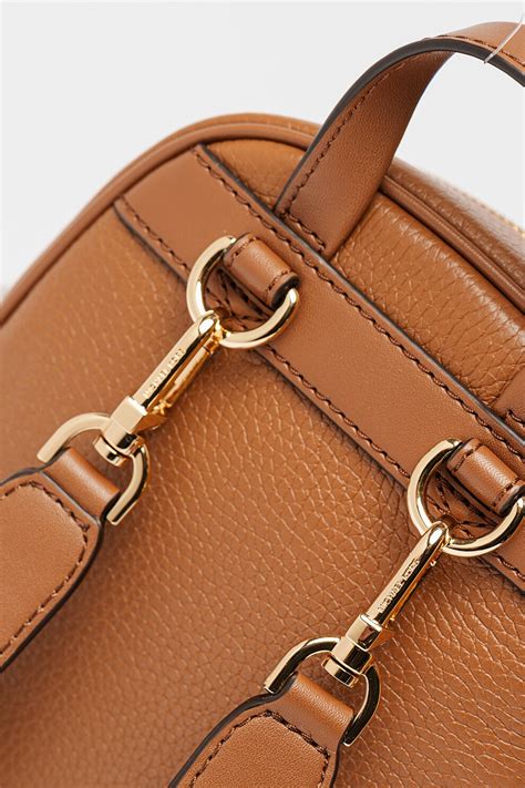 Michael Kors, Кожена раница Elliot с капси и верижка - eMAG.bg
