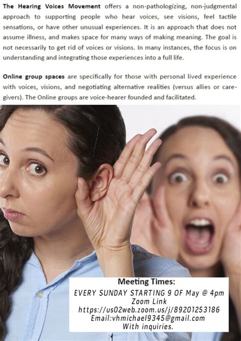 New Online Hearing Voices Group | Hearing Voices Network Ireland