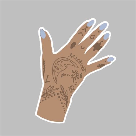 Ariana Grande Hand Tattoo - Etsy