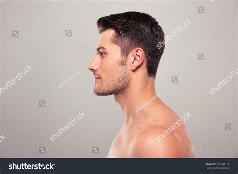 Side View Portrait Young Man Nude Stock Photo 287947136 | Shutterstock