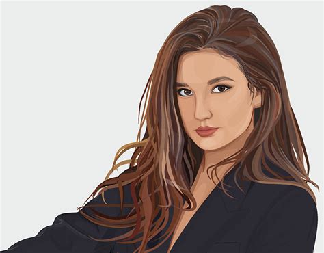 Векторный портрет :: Behance