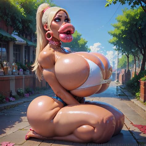 Rule 34 - ai generated bikini bimbo bimbo body bimbo lips bimbofication