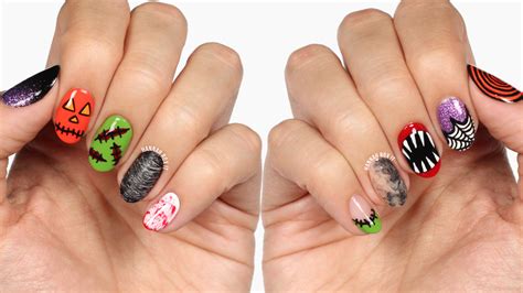 Tutorial: 10 Fun Halloween Nail Art Designs – Hannah Rox It