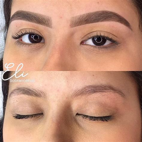 Henna Na Sobrancelha Antes E Depois - Olha esse antes e depois de uma henna naturalzinha com o arqueado menos ...