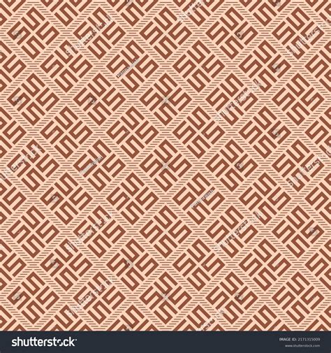 japanese square mesh motif vector seamless stock vector royalty