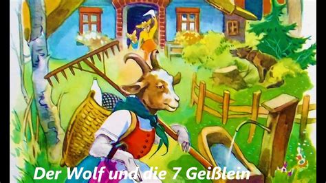Märchen DER WOLF UND DIE SIEBEN GEIßLEIN Gute Nacht Geschichte Deutsche