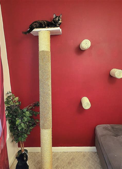 cat climbing tower cat tree scratching post sisal post climbing cat