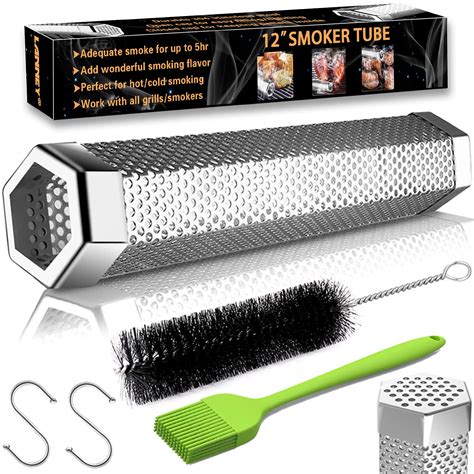 Smoke Tube For Pellet Smoker 12 Smoker Tube For Pellet | Desertcart