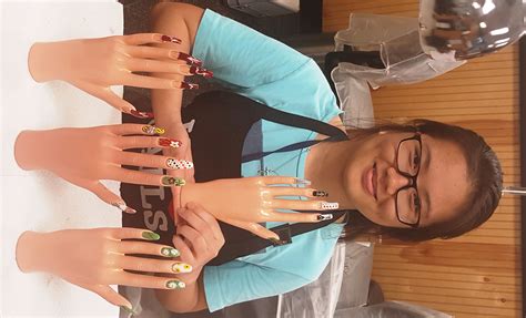 Nail Technology Students from West Ashley High School Showcase their Designs - CCSD CTE