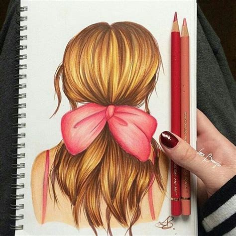 Hair drawing by Laura | How to draw hair, Creative drawing, Colored ...