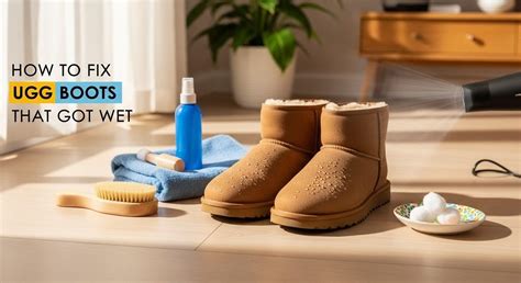 how to fix wet ugg boots