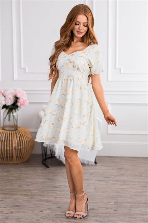 The Monet Modest floral Dress